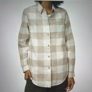 Lululemon Full Day Ahead, flannel Gorp core cabin core plaid long sleeve shirt